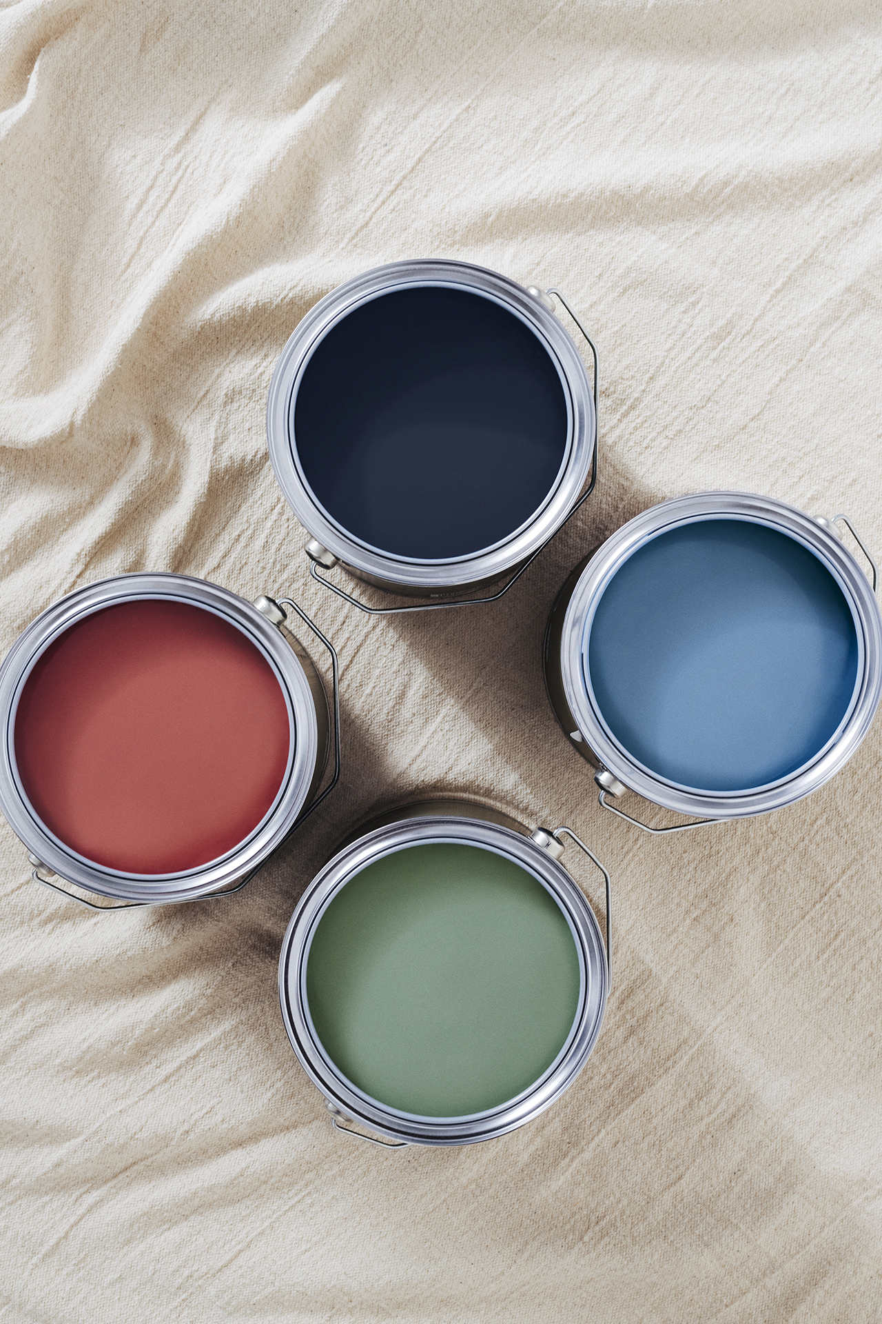 V&CO Paint Can Red Blue Green